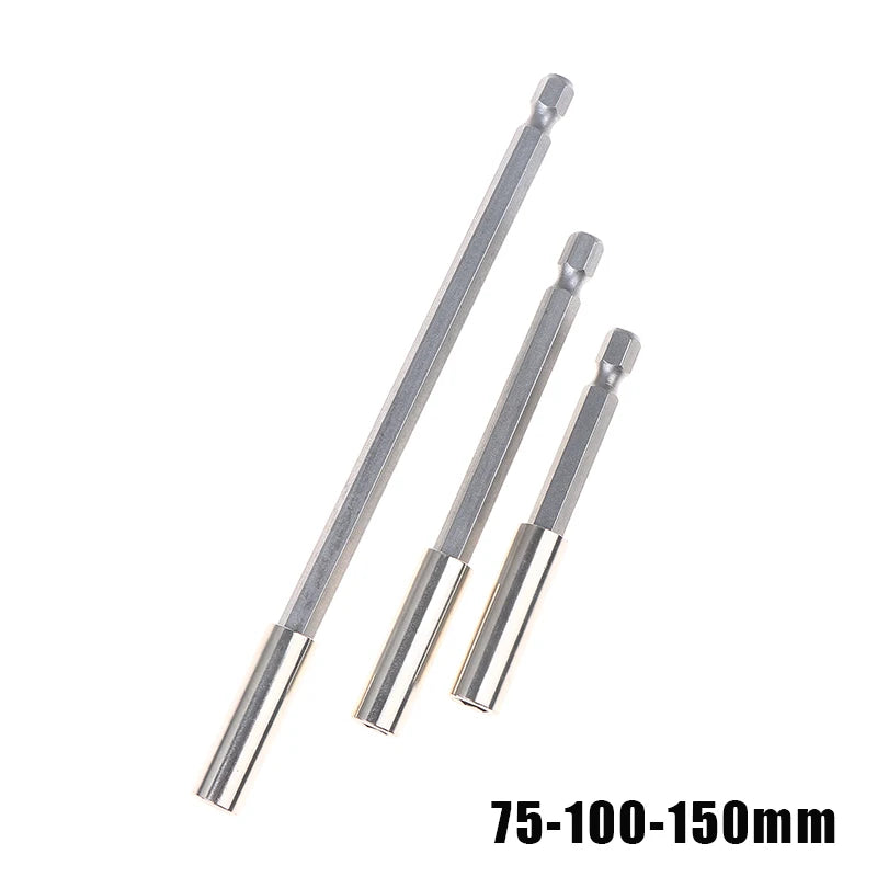 Swivel Hex Shank Adapter – Magnetic Bit Extension 60–200mm Drill Bit Extension Peaceful Pleasures Health and Wellness A3