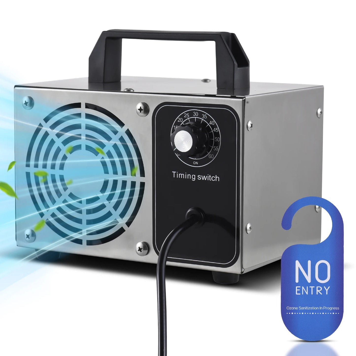 Ozone Generator Stainless Steel Machine Odor Removal Ionizer Air