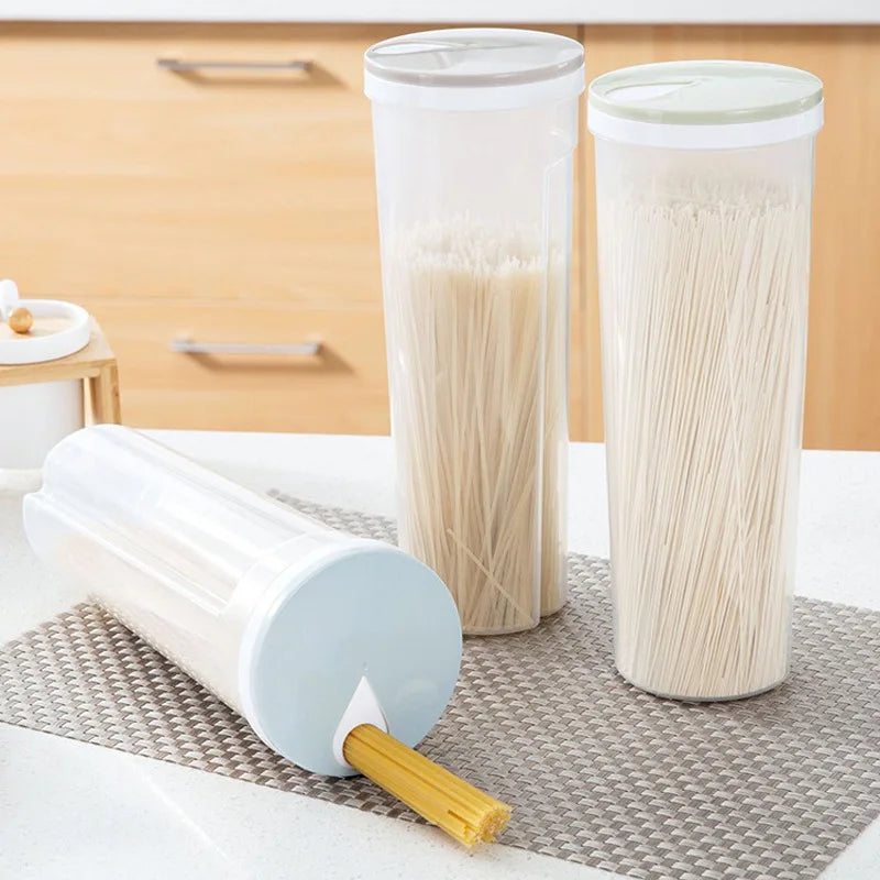Food Storage Box Sealed Containers Leakproof Storage Box Crisper for Cereal Spaghetti Noodle Pasta Grain Peaceful Pleasures Health and Wellness
