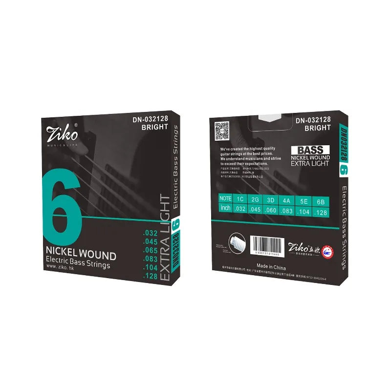 ZIKO DN-045 Four-string Electric Bass String Coated Anti-rust