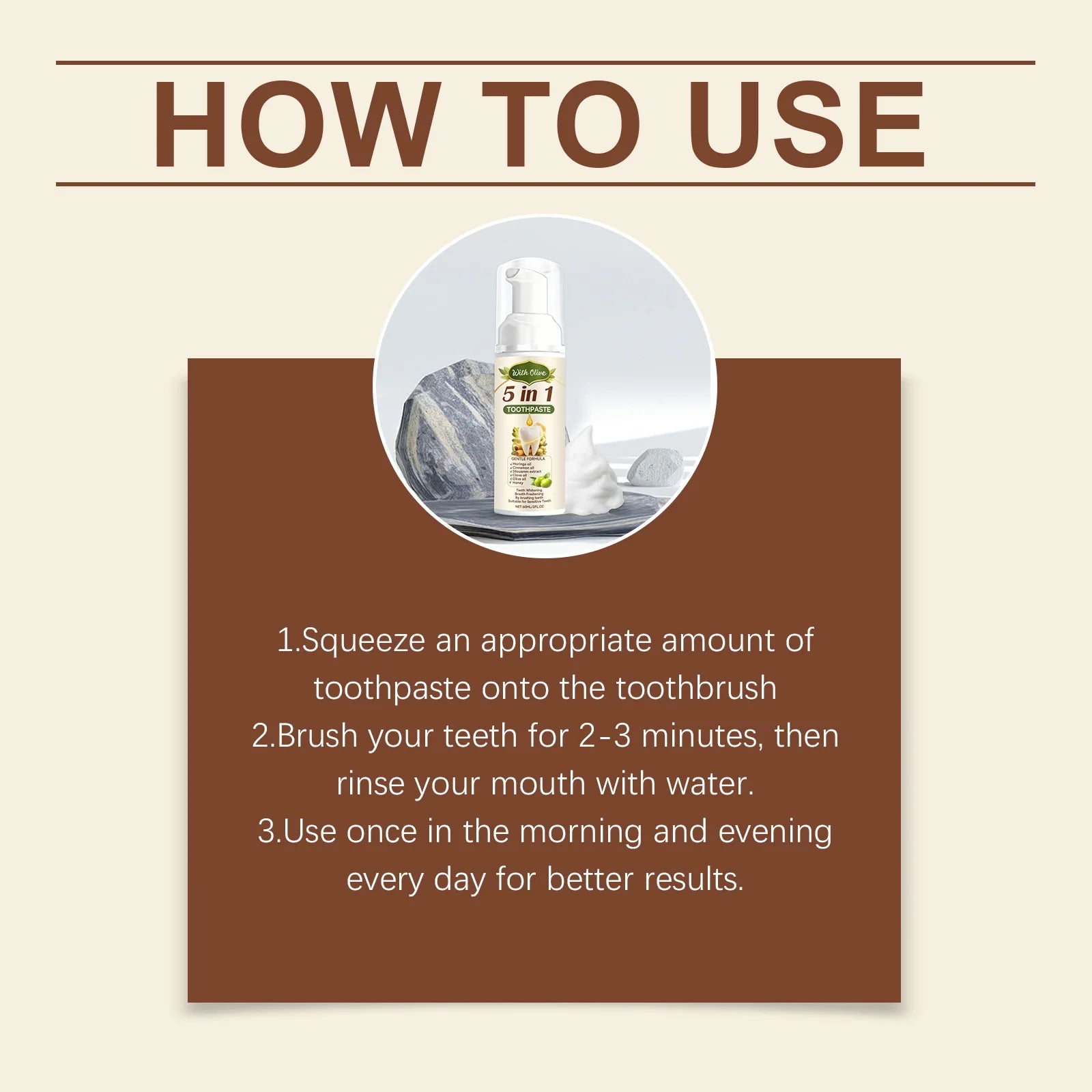 Olive Teeth Clean Toothpaste for Oral Health Peaceful Pleasures Health and Wellness