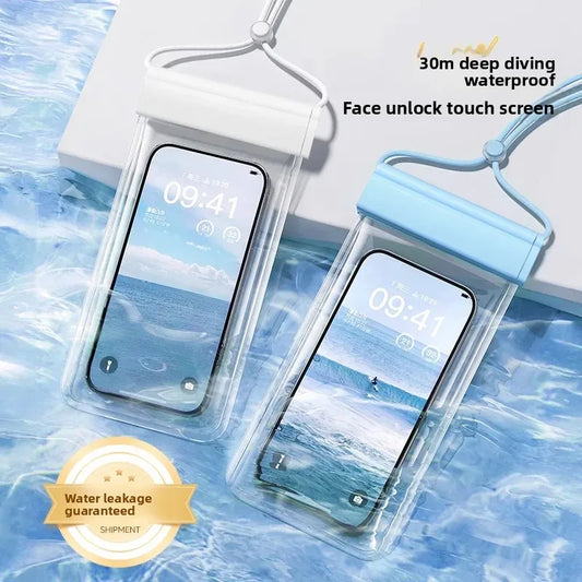 IPX8 waterproof bag transparent pouch for swimming waterproof smartphone case waterproof phone pack phone armbands and pouches Peaceful Pleasures Health and Wellness