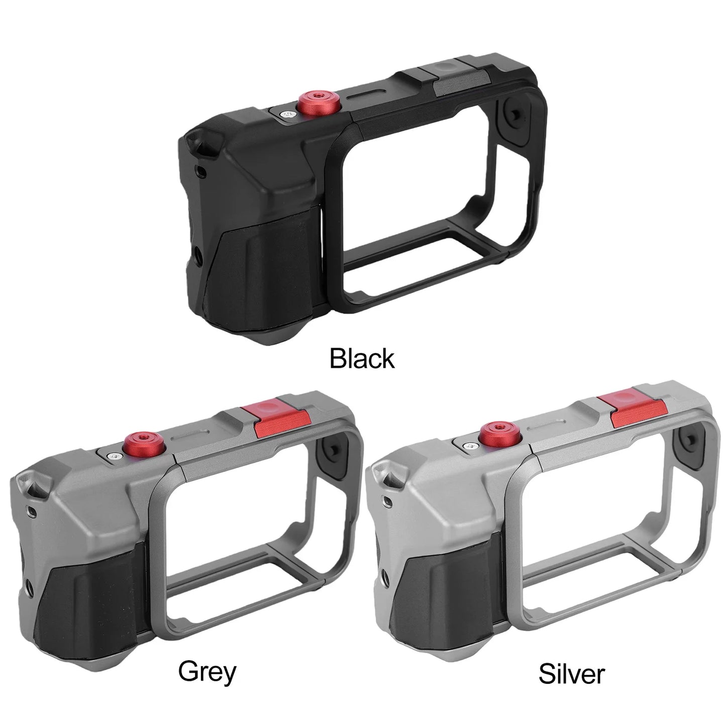 Quick Release Holder Mount for Insta360-AcePro2 Hand Grip Mount Rabbit Cage Camera Aluminum Frame Protective Frame Housing Case Peaceful Pleasures Health and Wellness