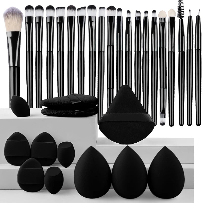 RUNTOIN 20Pcs Eyeshadow Brush Set – Blending & Shader Eyeshadow Brush Set Peaceful Pleasures Health and Wellness M-20BK-12BK