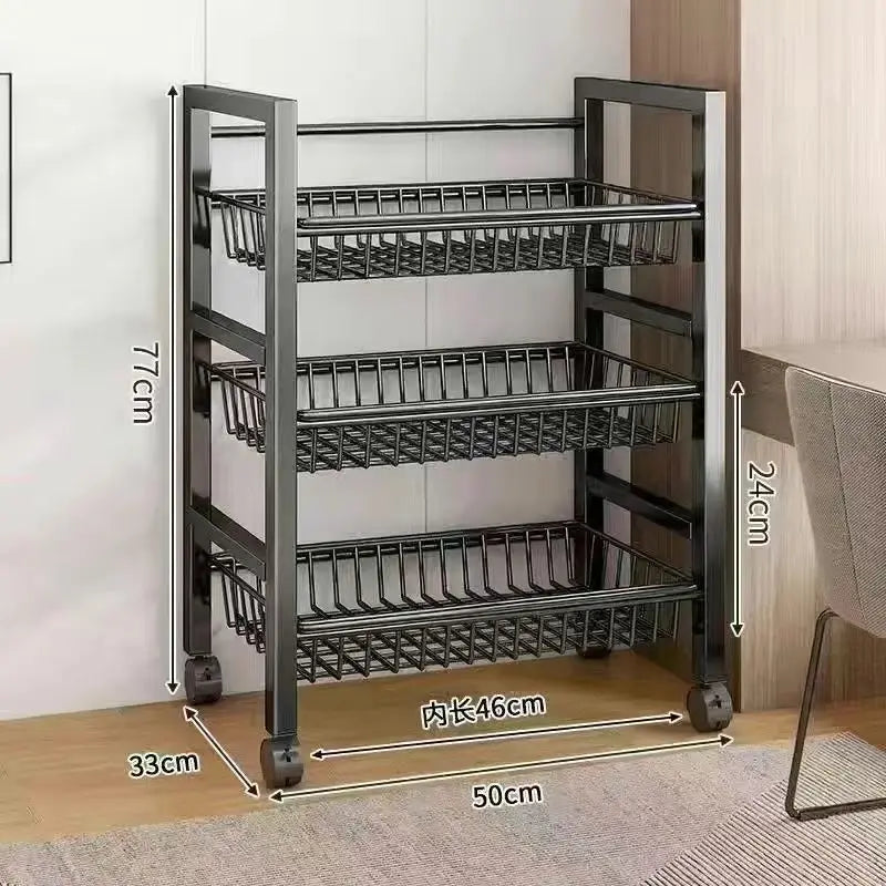 Sturdy Space Saving Heavy Duty Thickened Mesh Basket Kitchen Storage