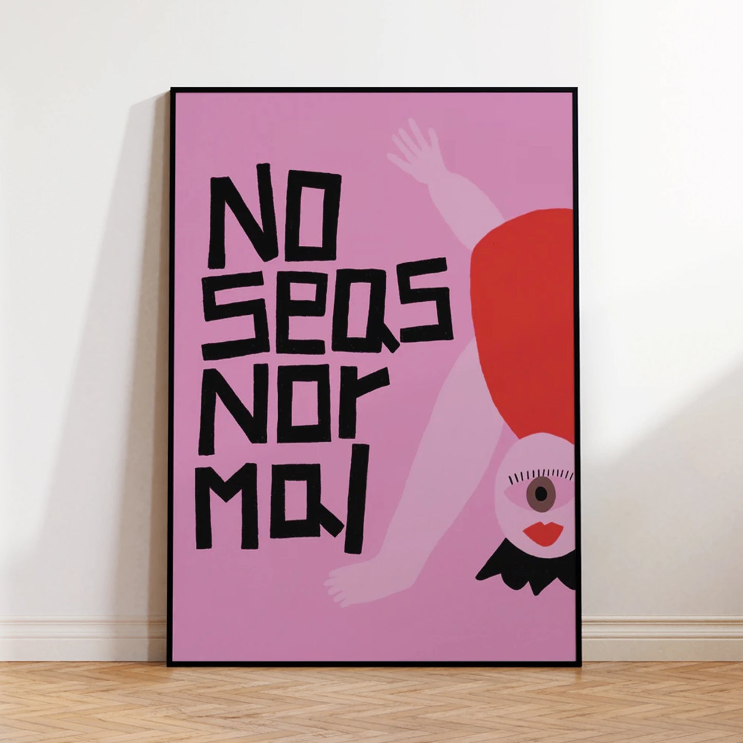 "No Seas Normal" Spanish Quote Canvas Wall Art Print