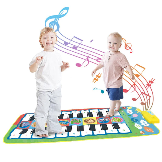 Kids Musical Piano Mat Toddle Dance Duet Keyboard Play 20 Keys 5 Paly Peaceful Pleasures Health and Wellness