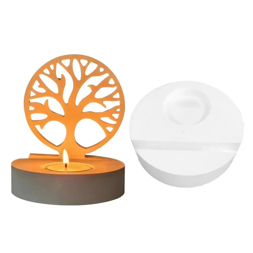 DIY Tree Twig Candle Holder Silicone Mold Tree of Life Candlestick Resin Mold Homemade Aromatherapy Plaster Pendant Home Decor Peaceful Pleasures Health and Wellness 2 1 China Mainland