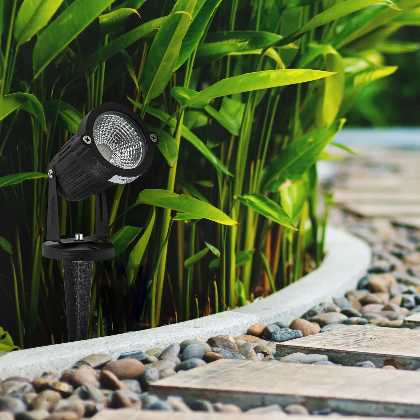 8pcs Light Stake Flood Lights Outdoor Lights Ground Flood Lights Outdoor Stake Garden Lamp Flood Lights Outdoor Flood Lamp Stake Peaceful Pleasures Health and Wellness
