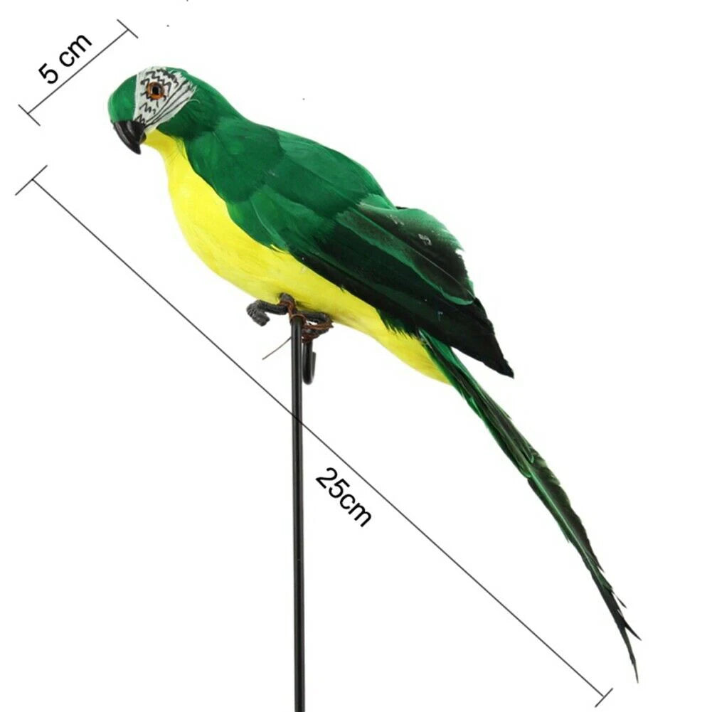 D Cor Simulation Parrot Foam Imitation Garden Ornament Artificial