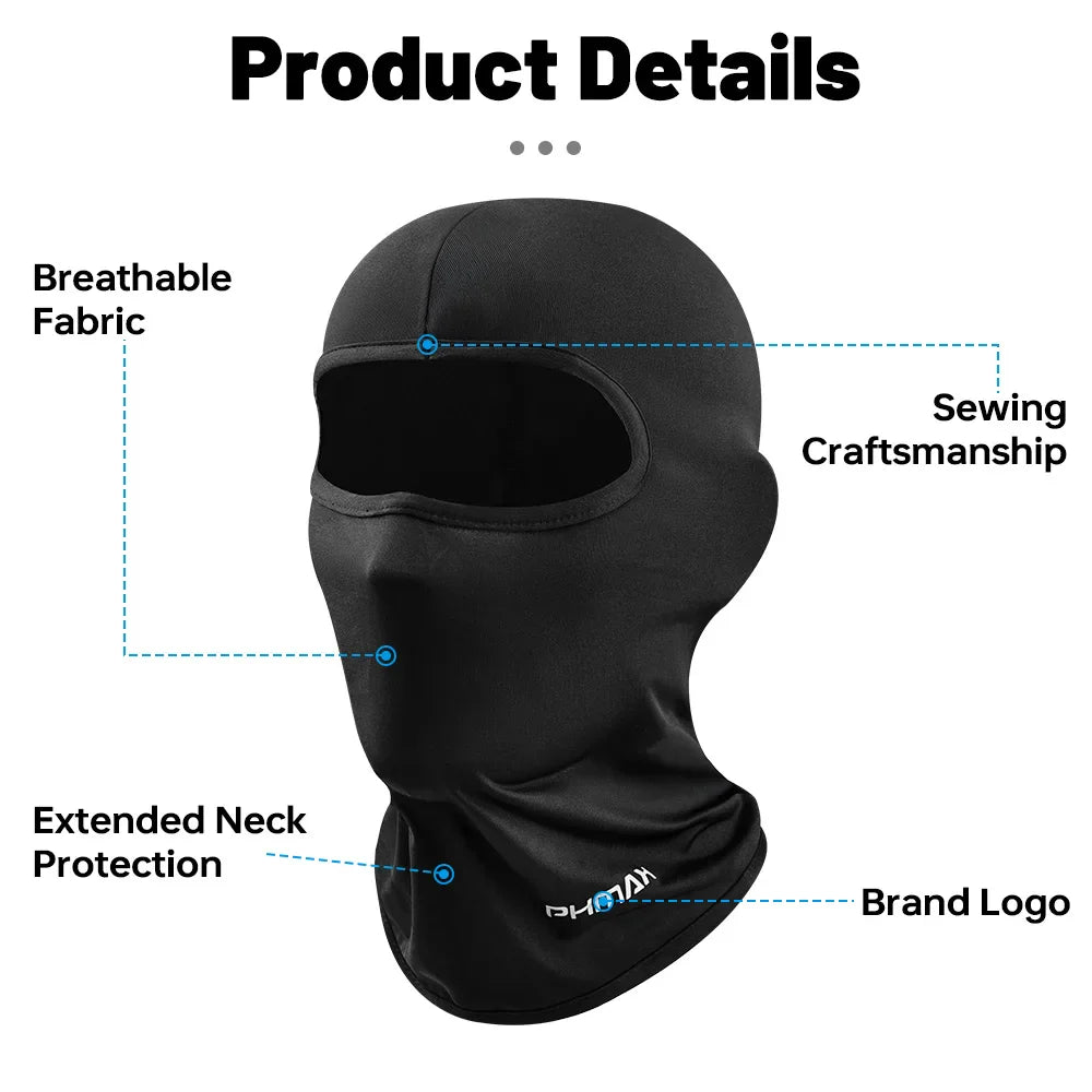 PHMAX Cycling Balaclava – UV Protection Breathable Face Mask