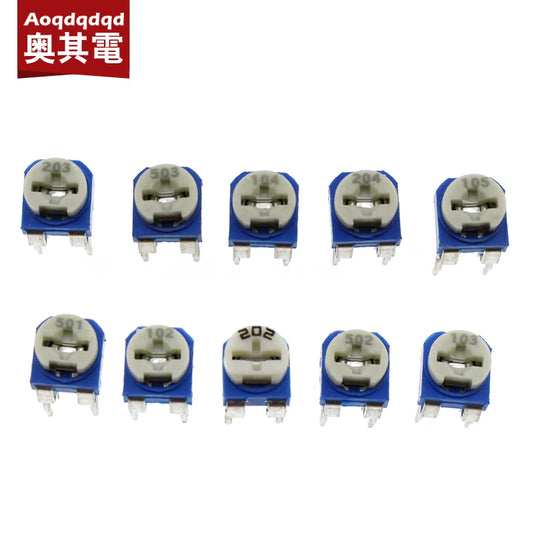 RM065 Trimpot Trimmer Potentiometer Assortment 10Value Variable Peaceful Pleasures Health and Wellness