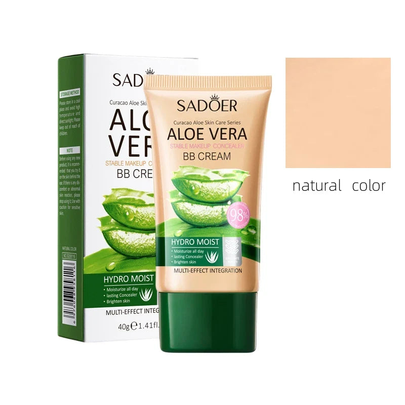 SADOER Aloe Vera BB Cream Concealer 40g – Full Coverage