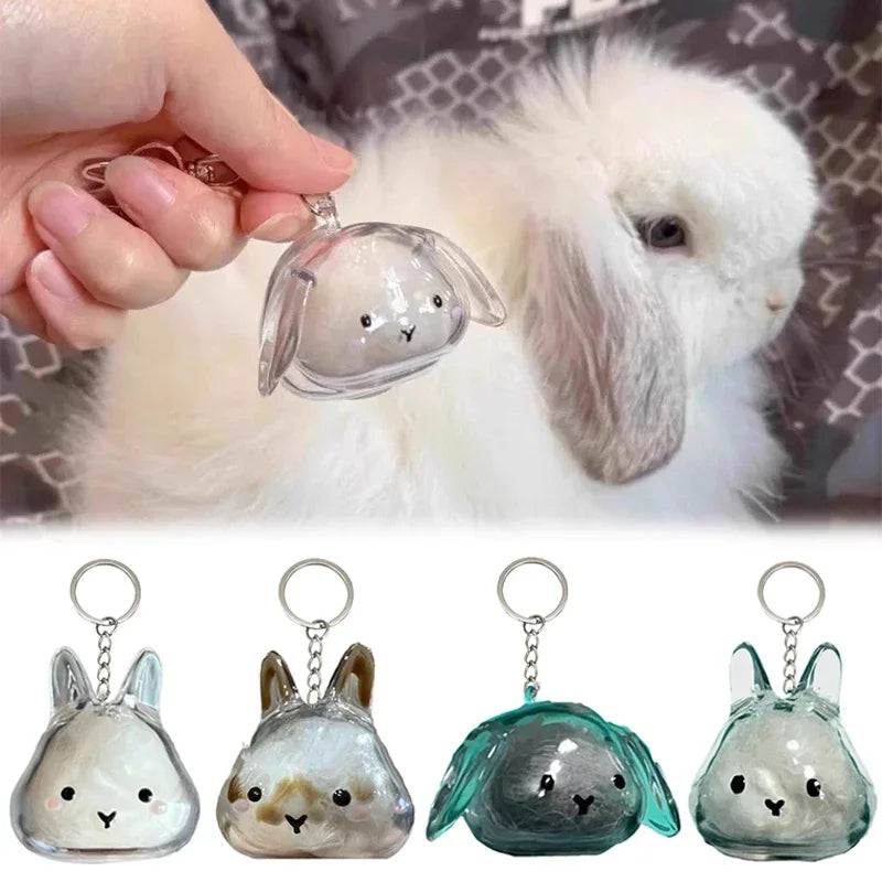 Pet Hair Keepsake Box Keychain – DIY Memorial Pendant Gift
