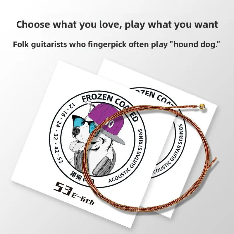 Orphee Guitar Strings Hound Series Frozen 6 Fingerstyle Folk