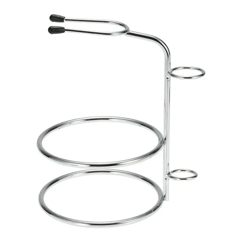Men's Shaving Kit – Stainless Steel Brush Stand & Bowl