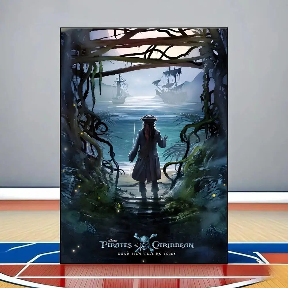 Pirates of the Caribbean Black Pearl Canvas Poster | Wall Art