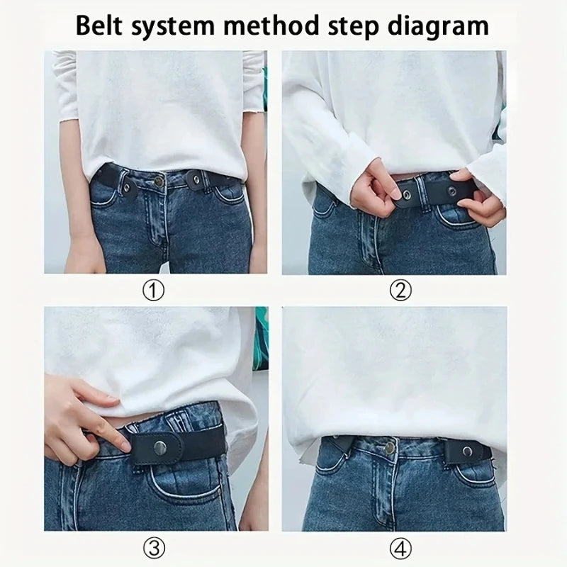 Buckle-Free Stretch Elastic Waist Belt – No Bulge, No Hassle Elastic Waist Belt Peaceful Pleasures Health and Wellness