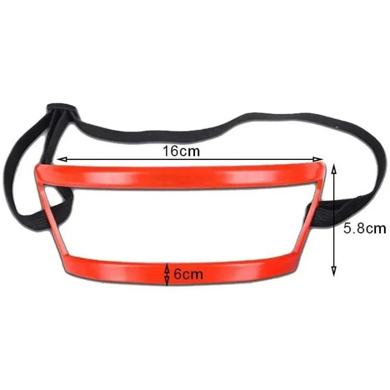 Hair Trimming Ruler Neckline Guide Shaping Styling Template Comb Neck Back Styler Men Neck Shaping Ruler Tools for Barber Peaceful Pleasures Health and Wellness Red