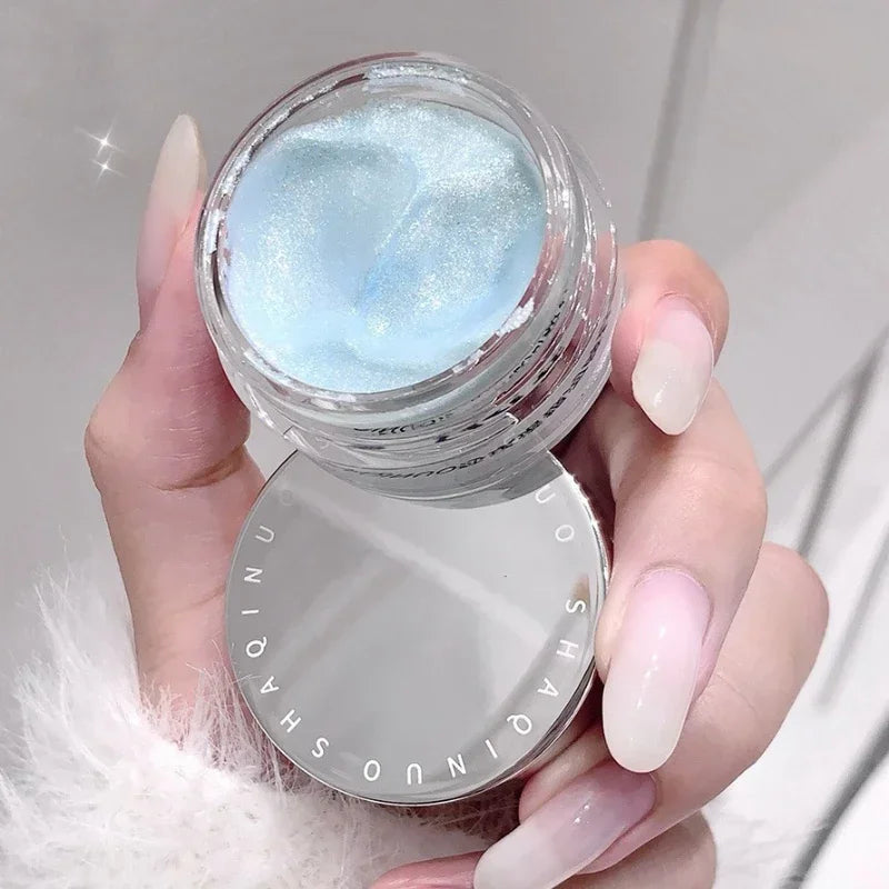 Pearlescent Glitter Eye Shadow Gel Shimmer Highlighter Makeup