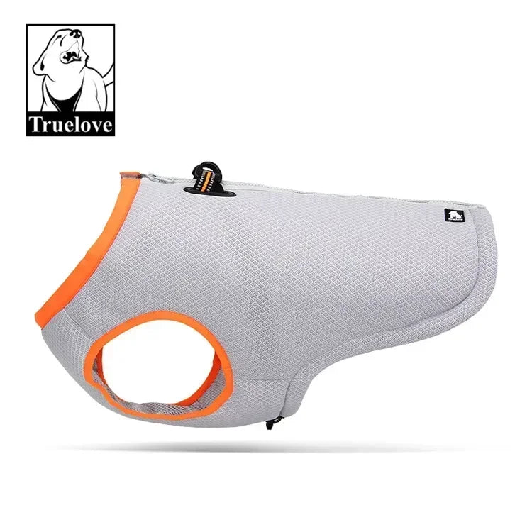 Truelove Dog Cooling Vest & Harness – TLG2511 Peaceful Pleasures Health and Wellness Orange-Grey XXL france
