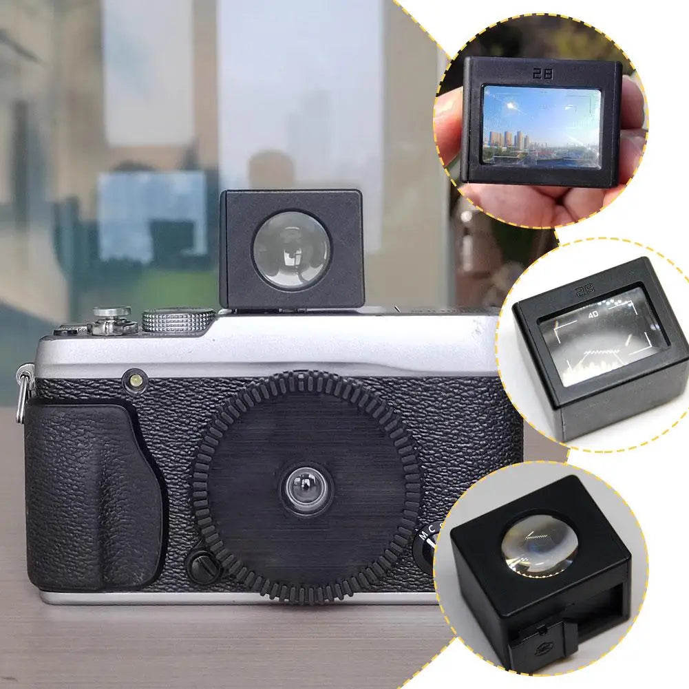 28mm Waist-Level Optical Viewfinder – 35/50/40mm Frame Lines