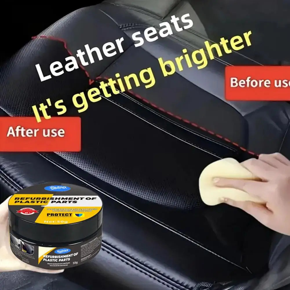 Automotive Plastic & Leather Restore Cream | Polish & Protect