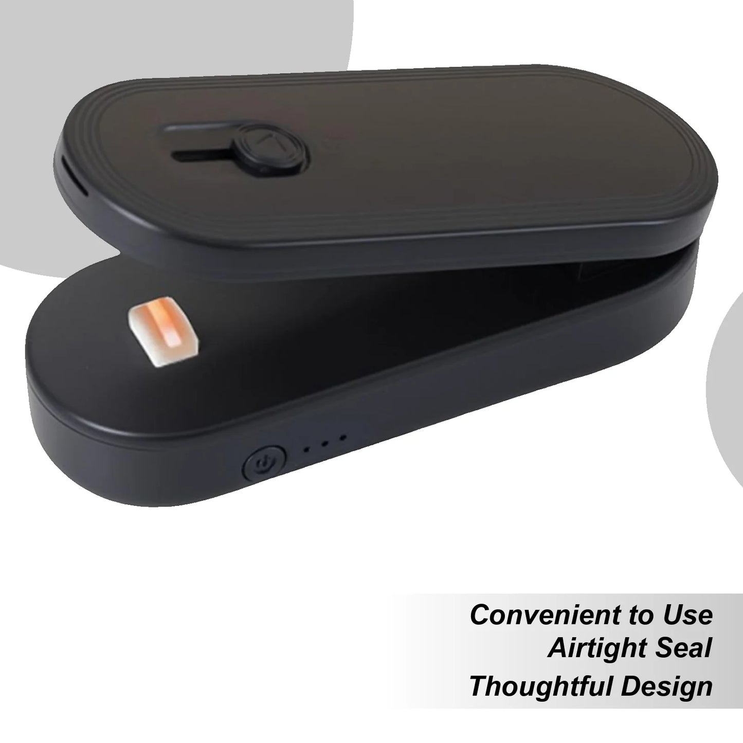 Bag Sealer And Cutter Rechargeable Food Saver Kitchen Gadgets Snack Bag Sealer With Cutter And Magnet For Home Pantry Travel Peaceful Pleasures Health and Wellness