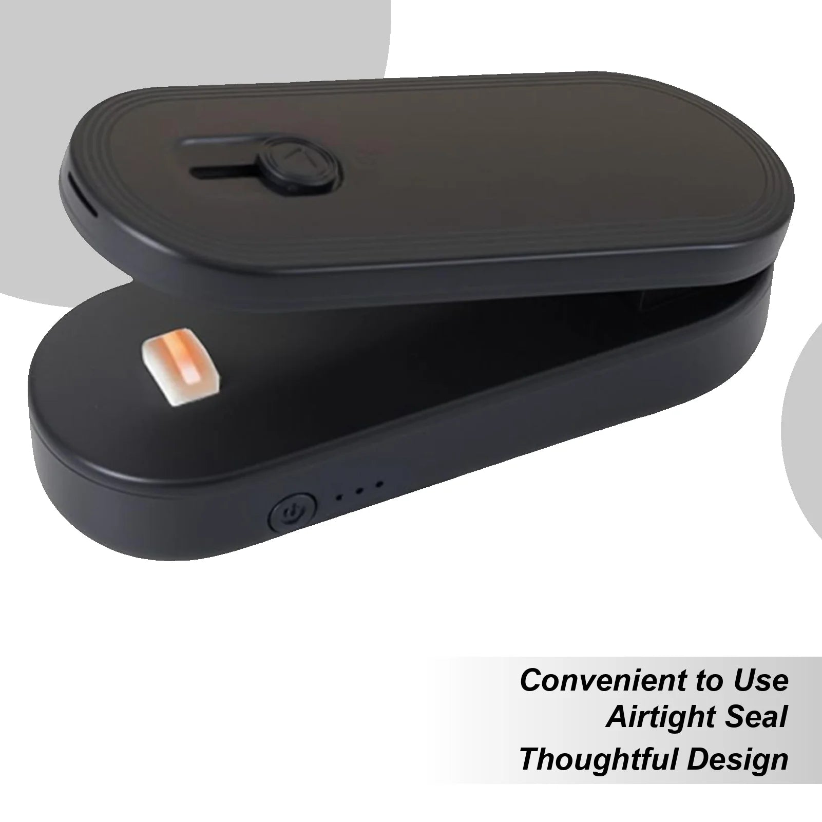 Bag Sealer And Cutter Rechargeable Food Saver Kitchen Gadgets Snack Bag Sealer With Cutter And Magnet For Home Pantry Travel Peaceful Pleasures Health and Wellness