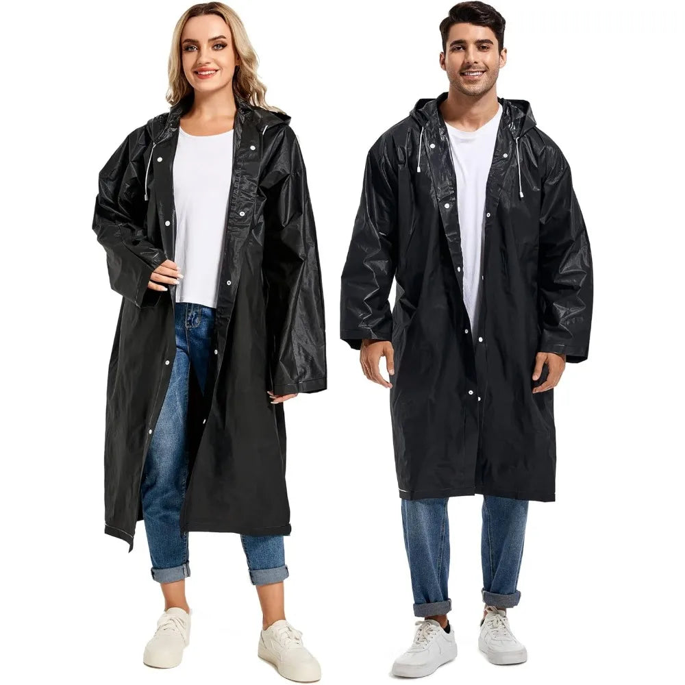Waterproof Hiking Poncho – Portable Adult Rain Coat