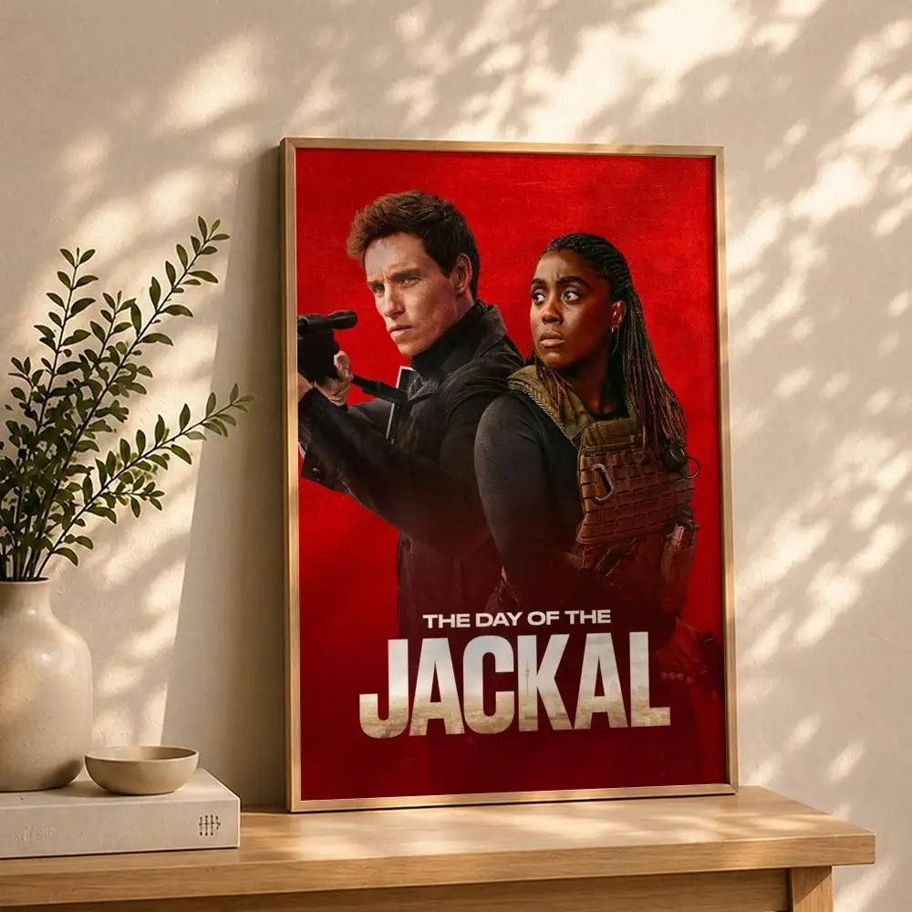 The Day of the Jackal Movie Poster – HD Waterproof Wall Art Movie Poster Wall Art Peaceful Pleasures Health and Wellness White5 50X70cmNoframe