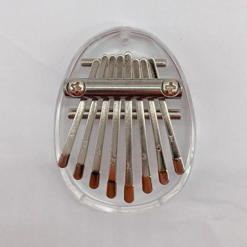 Instrument 8-tone Mini Thumbpiano Kalimba Solid Wood Crystal