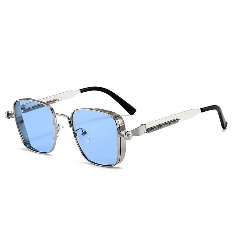 Steampunk Square Metal Sunglasses – Photochromic | Men & Women