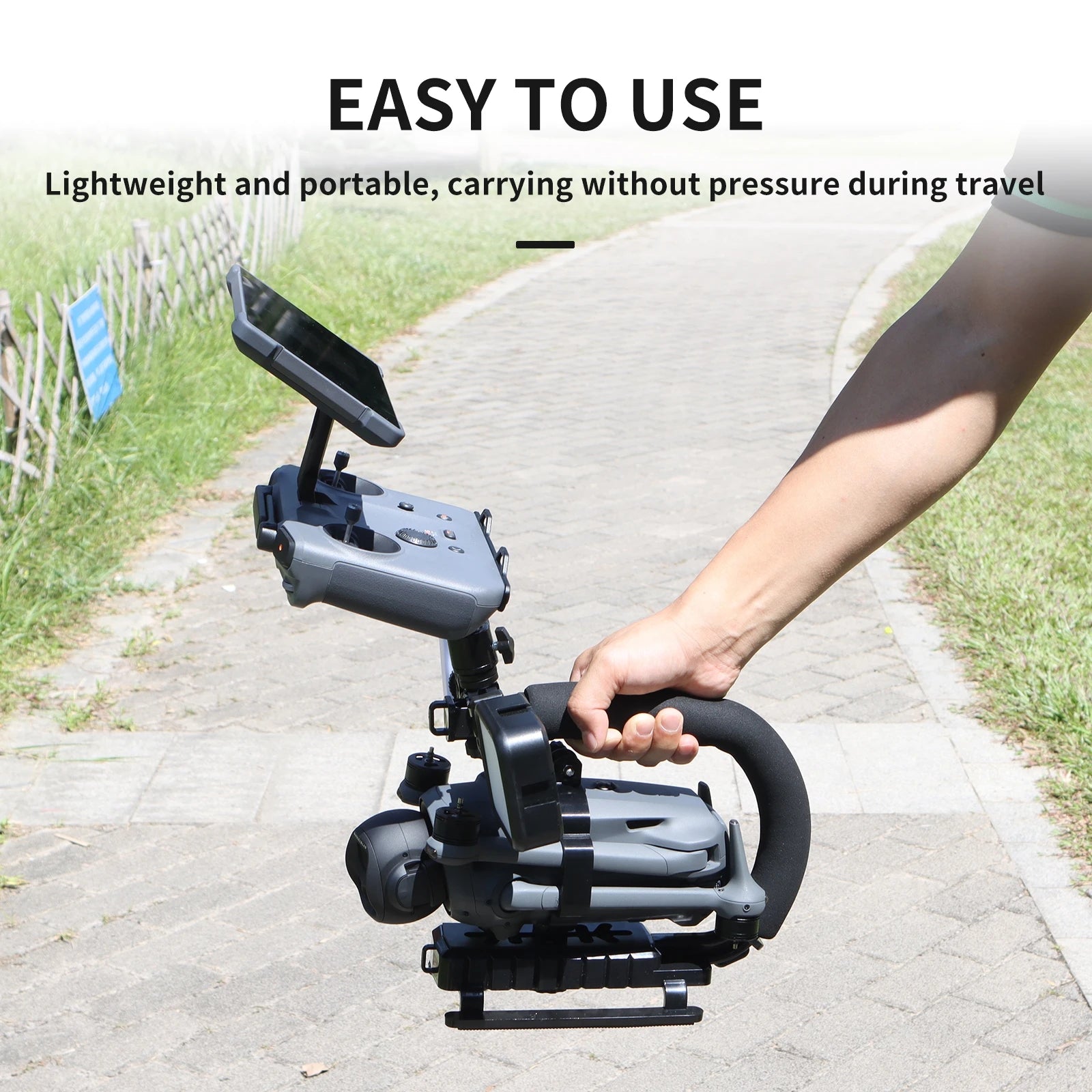 U-Type Portable Photography Bracket Ergonomic Design For DJI Mavic 4 Pro Handheld Shooting Bracket Handheld Photography Kit Peaceful Pleasures Health and Wellness