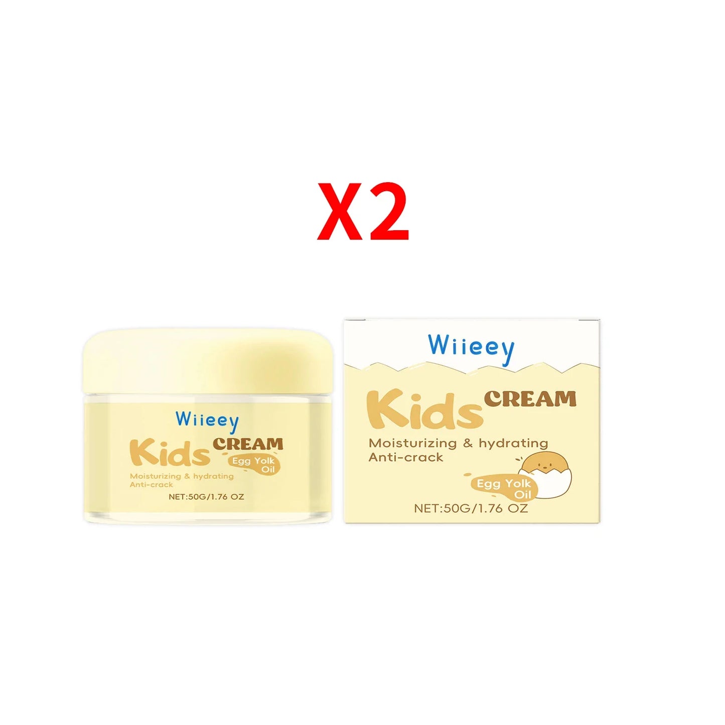 Wiieey Kids Anti-Crack Facial Cream – Deep Moisturizer 50g