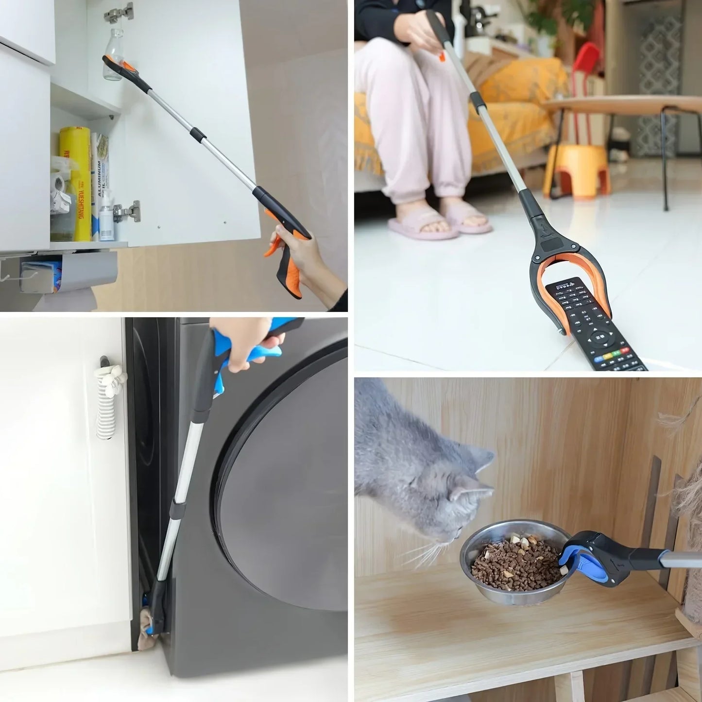 32-Inch Grabber Tool with 360° Rotating Clip | Reaching Gripper
