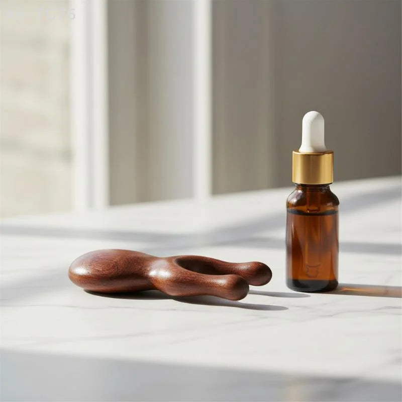 Sandalwood Snail Face Massager – Facial Meridian Tool