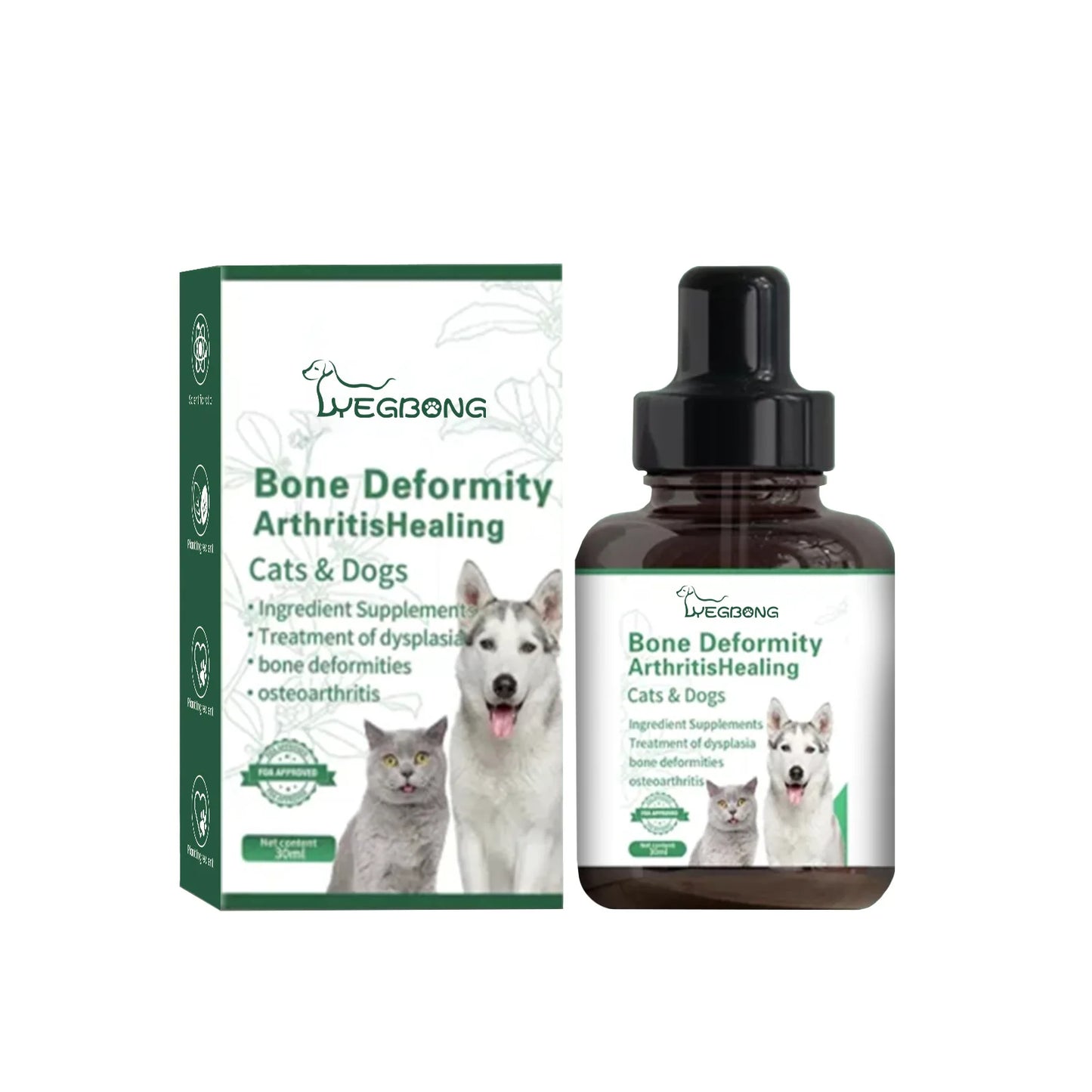 Yegbong Dog Joint Care Drops | Hip & Bone Supplement