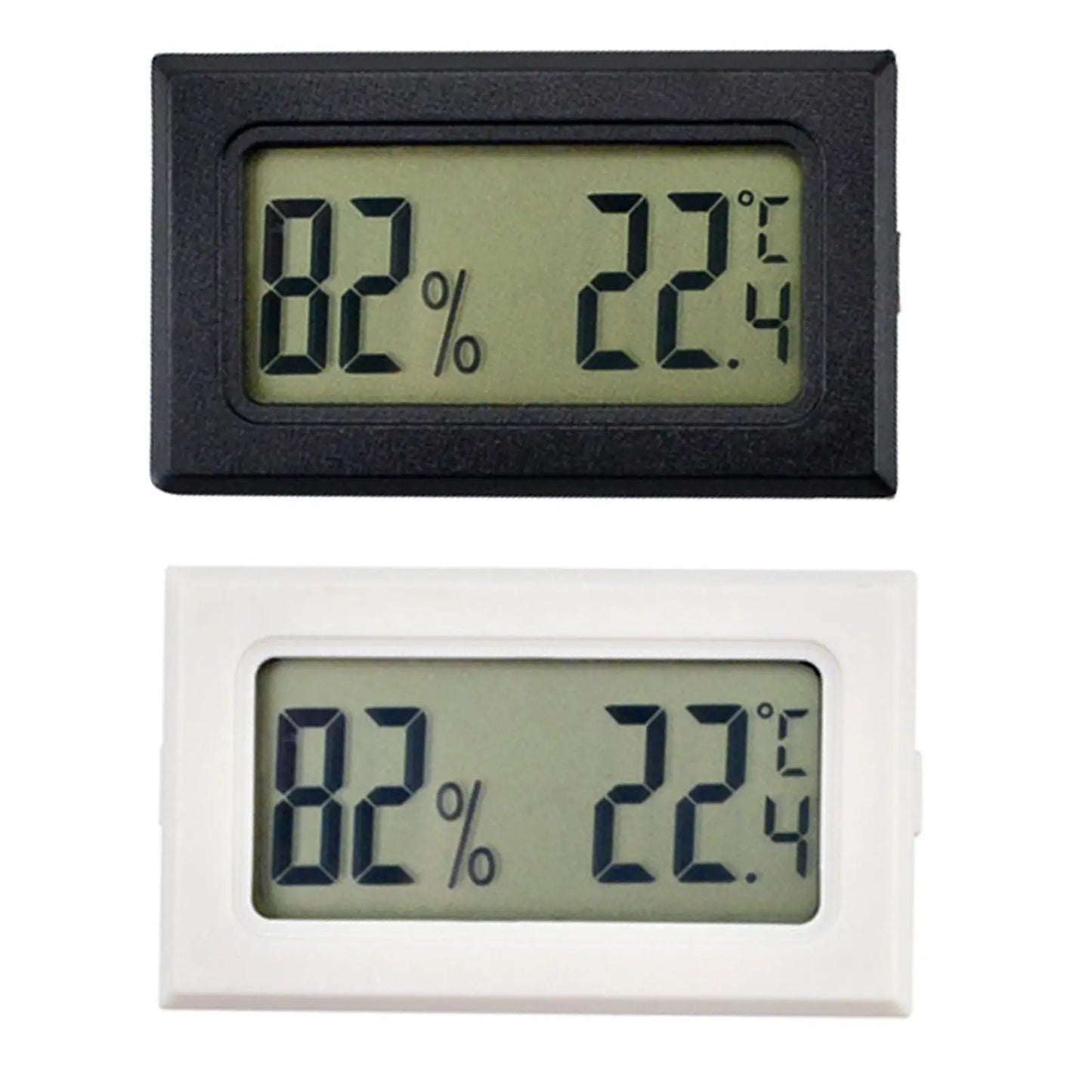 Mini Wireless Digital Thermometer Hygrometer Indoor And Outdoor Thermometer FY-11 Left And Right Screen Temperature Sensor Peaceful Pleasures Health and Wellness