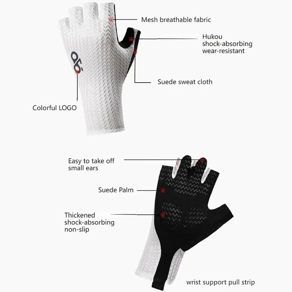 Summer Breathable Cycling Gloves – Anti-Slip Half Finger