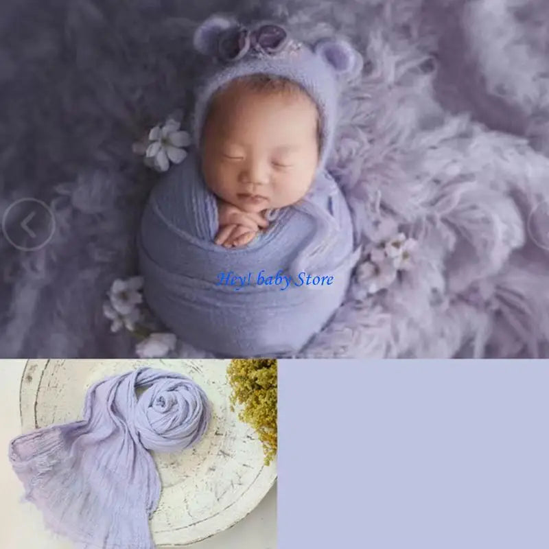 Newborn Photography Swaddle Wrap Blanket | 38 Colors Photo Prop
