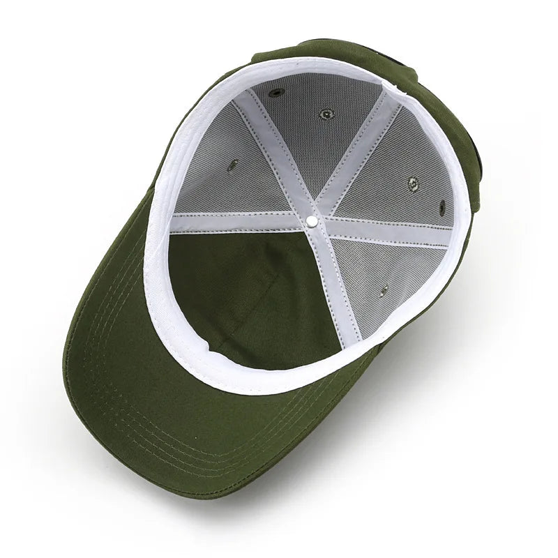 Pilot-Style Baseball Cap with Sunglasses | Men's Cotton Hat