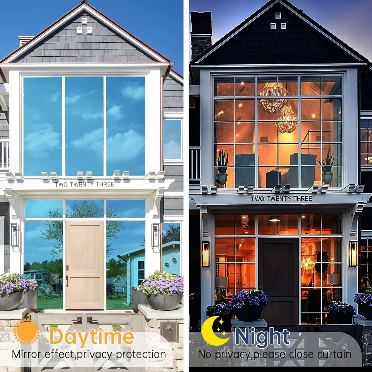 One-Way Privacy Window Film – UV & Heat Blocking | Reflective