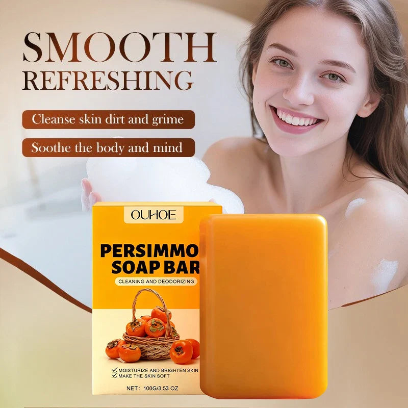 Persimmon Honey Bath Soap Bar – Moisturizing Face & Body