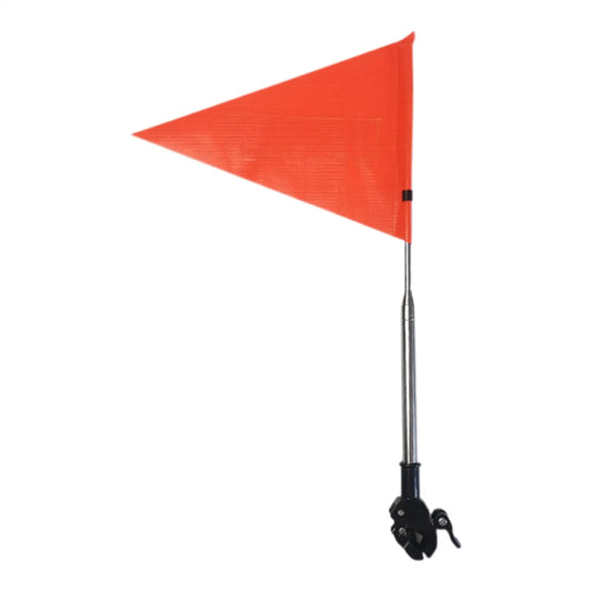 Reflective Bike Safety Flag Set with Telescopic Pole Bike Safety Flag Peaceful Pleasures Health and Wellness