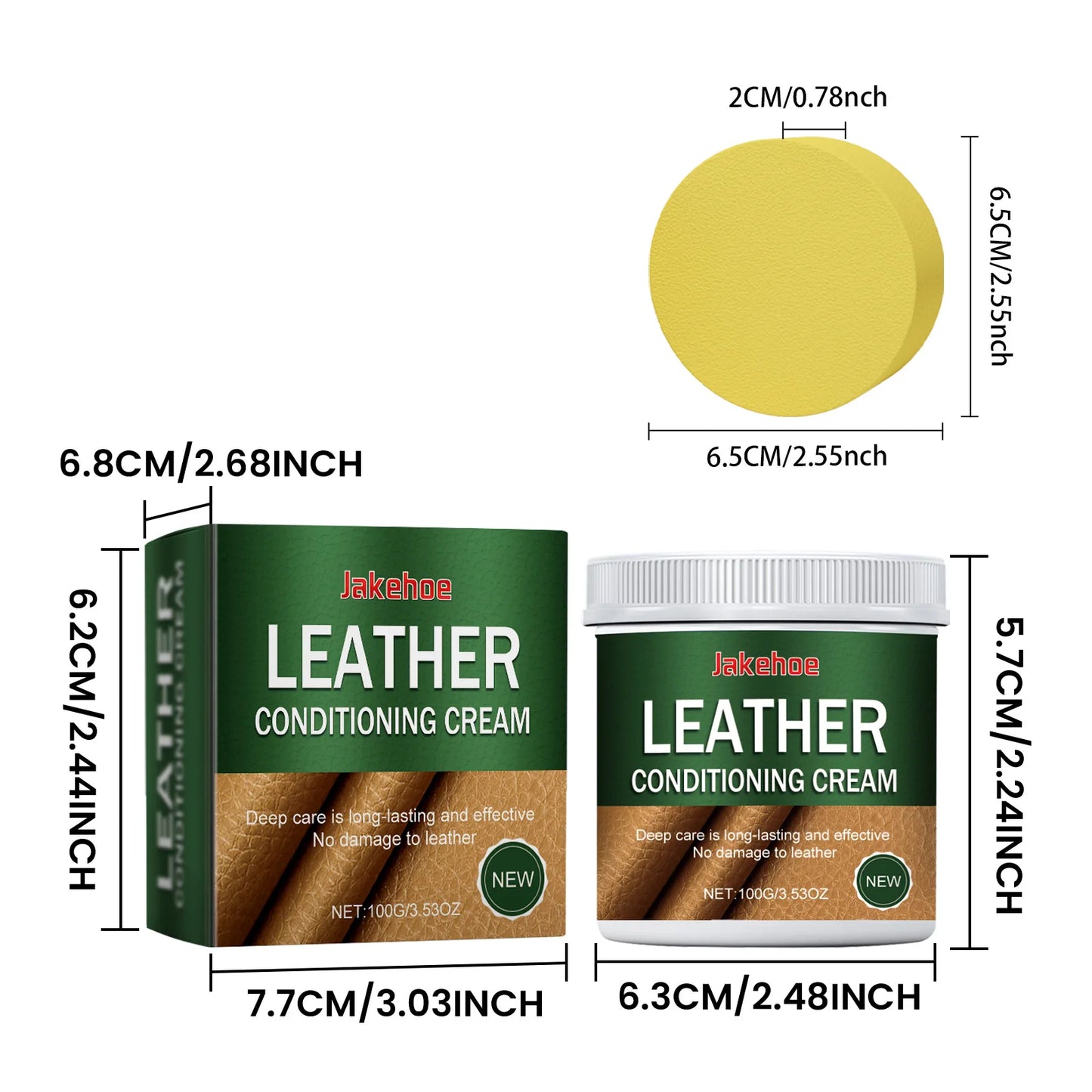 Jakehoe Leather Care Cleaning Cream – Polish & Restore