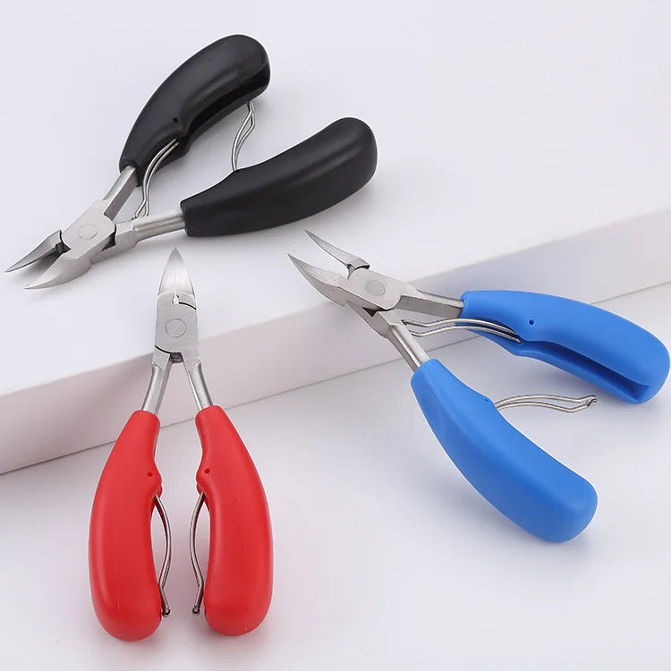 1/5/6/7PCS Ingrown Toenail Clipper Set, Heavy Duty Beak Nail Cutter, Slant Edge Nail Trimmer for Thick Nails Pedicure Tool Nails Peaceful Pleasures Health and Wellness random one