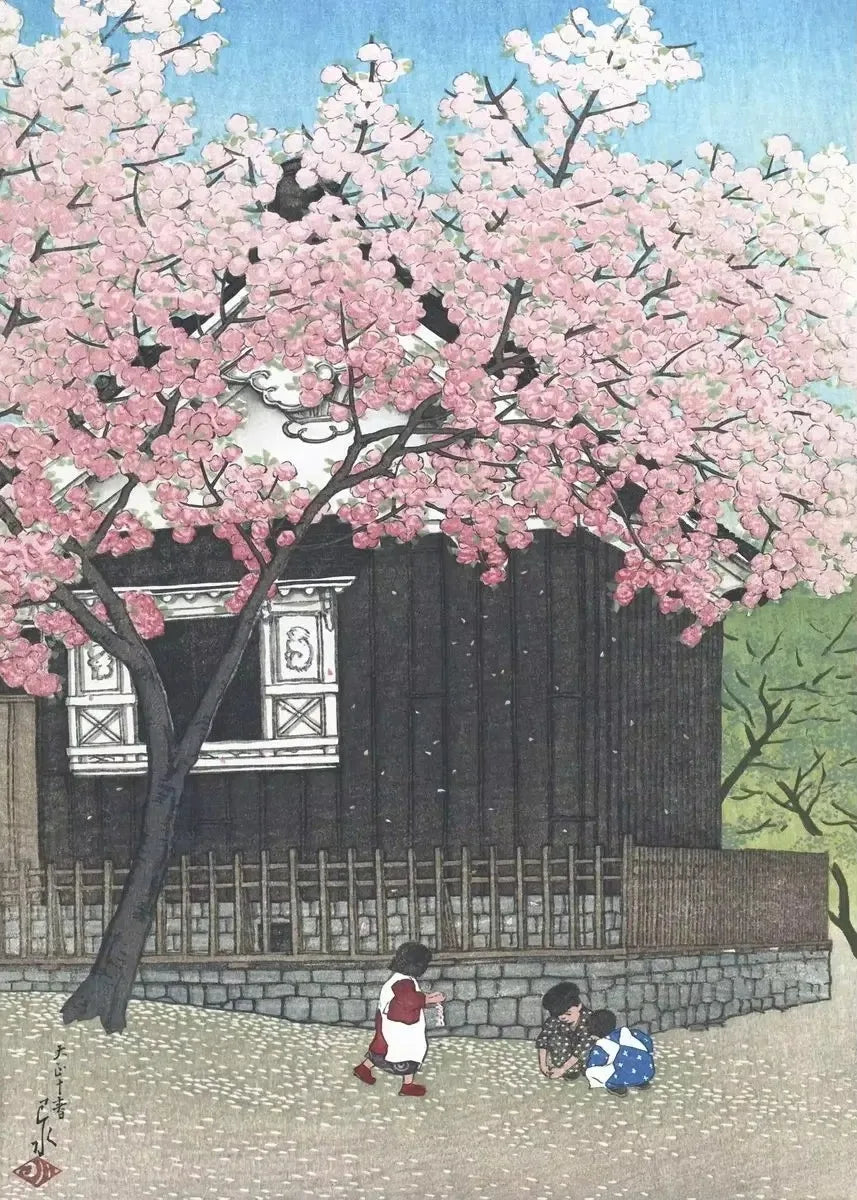 Kawase Hasui Japanese Landscape Canvas Wall Art Print | Retro