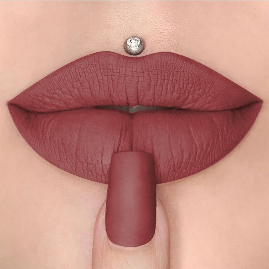 KAFURUX Matte Velvet Lipstick Pen – 15 Shades | Waterproof