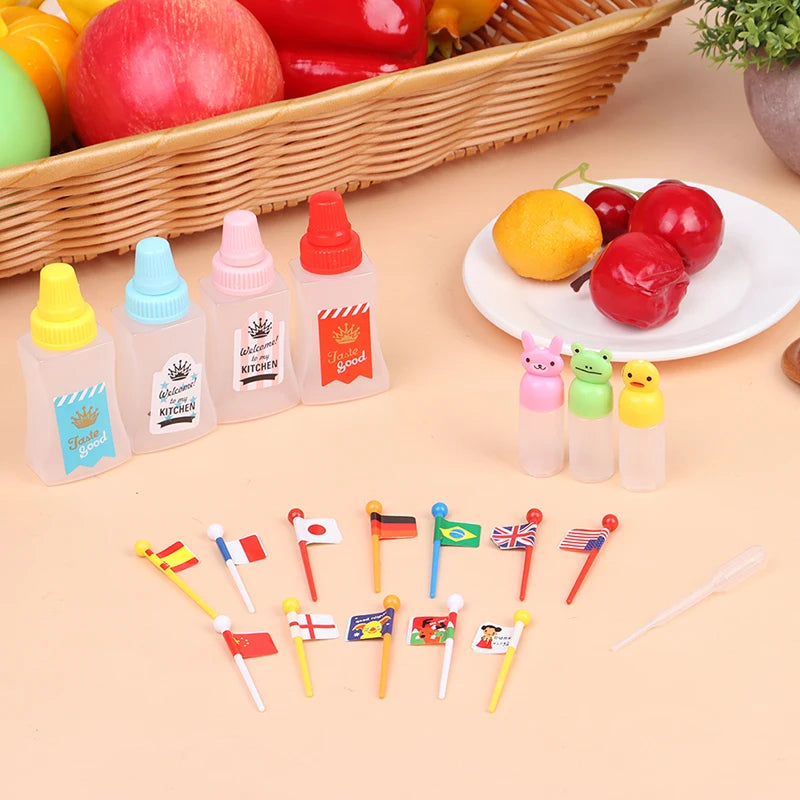 Mini Sauce Bottles for Bento Lunch Box | 25ml Set of 1–6